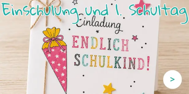Basteln und Dekorieren rund um die Einschulung